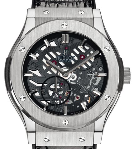 Scheda orologio Hublot Classic Fusion Extrapiatto Scheletrato #11424 Orologio Hublot Classic Fusion Extrapiatto Scheletrato #11424