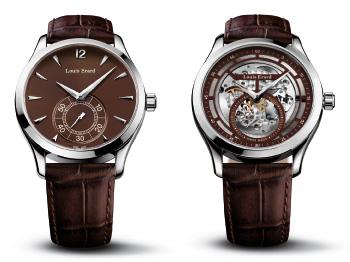 Louis Erard 1931 a Basilea 2008 ancora un orologio marrone cioccolato