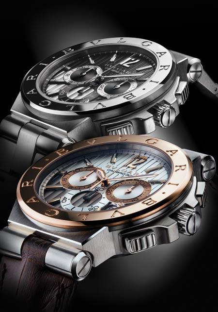 Bulgari Diagono Calibro 303 bulgari diagono 303 acciaio oro Orologi 2011: Nuovo Bulgari Diagono Calibro 303