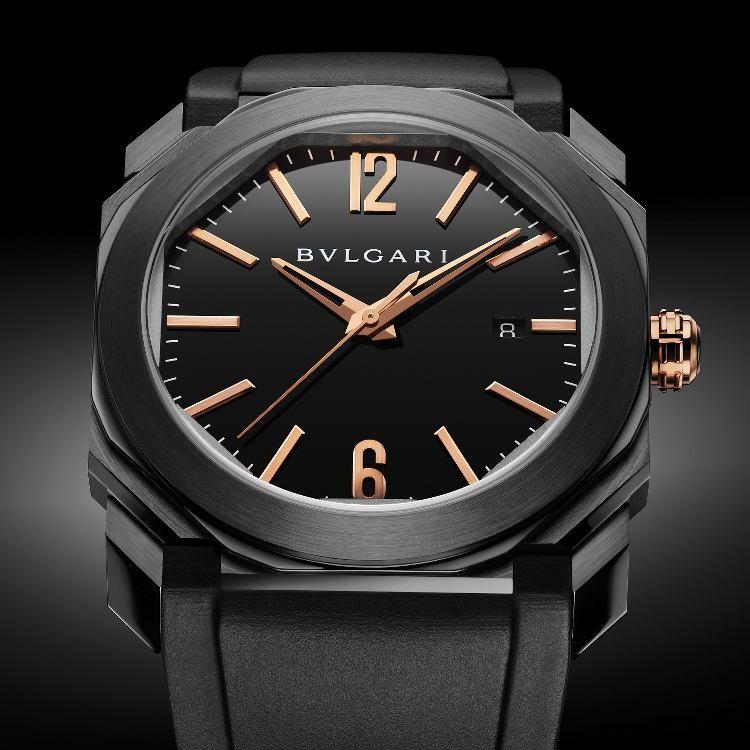 Orologio Bulgari Octo Solotempo Ultranero DLC nero