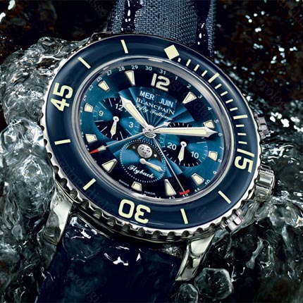 Scheda orologio Blancpain Fifty Fathoms Cronografo Flyback Calendario Completo #11016 Orologio Blancpain Fifty Fathoms Cronografo Flyback Calendario Completo #11016