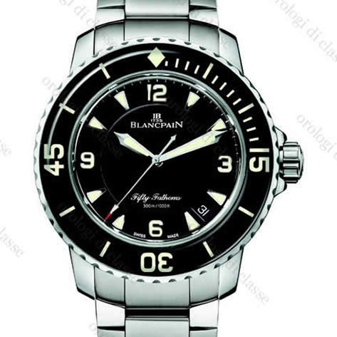 Scheda orologio Blancpain Fifty Fathoms #5755 Orologio Blancpain Fifty Fathoms #5755