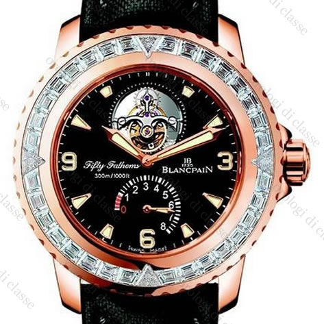 Scheda orologio Blancpain Fifty Fathoms Tourbillon Diamanti #5765 Orologio Blancpain Fifty Fathoms Tourbillon Diamanti #5765