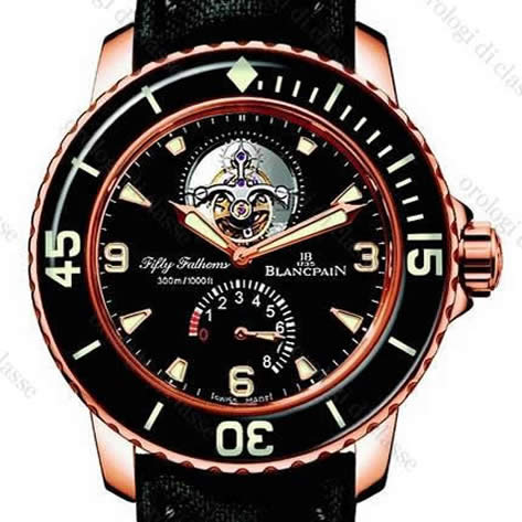 Scheda orologio Blancpain Fifty Fathoms Tourbillon #5856 Orologio Blancpain Fifty Fathoms Tourbillon #5856