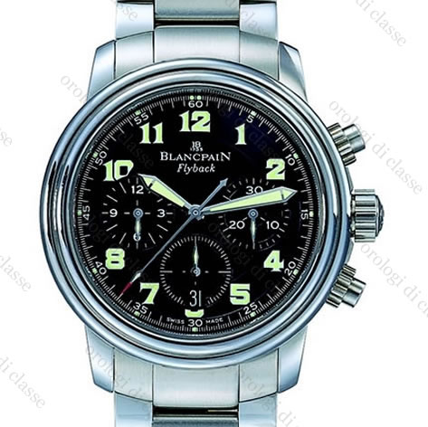 Scheda orologio Blancpain Leman Flyback Chronograph #5857 Orologio Blancpain Leman Flyback Chronograph #5857