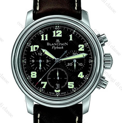 Scheda orologio Blancpain Leman Flyback Chronograph #5858 Orologio Blancpain Leman Flyback Chronograph #5858