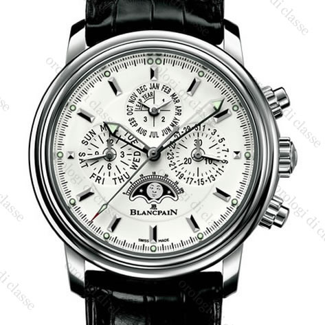 Scheda orologio Blancpain Leman Flyback Chronograph Calendario Perpetuo #5869 Orologio Blancpain Leman Flyback Chronograph Calendario Perpetuo #5869