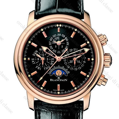 Scheda orologio Blancpain Leman Flyback Chronograph Calendario Perpetuo #5871 Orologio Blancpain Leman Flyback Chronograph Calendario Perpetuo #5871