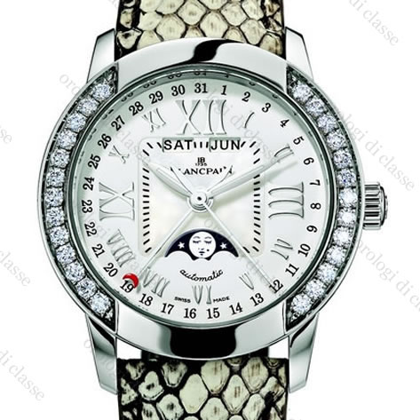 Scheda orologio Blancpain Women's collection Calendar Moon Phase #5735 Orologio Blancpain Women's collection Calendar Moon Phase #5735