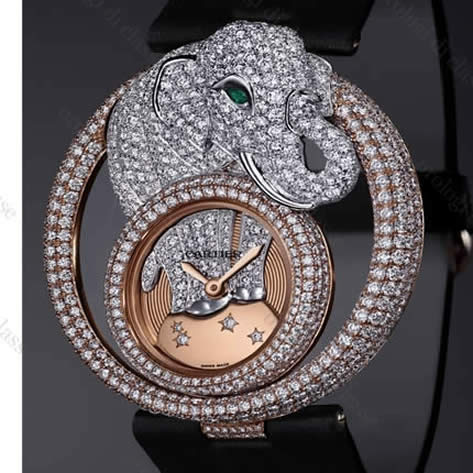 Scheda orologio Cartier Le Cirque Animalier Decor Elephant #6074 Orologio Cartier Le Cirque Animalier Decor Elephant #6074