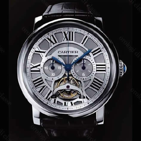 Scheda orologio Cartier Rotonde de Cartier tourbillon cronografo monopulsante Calibro 9431 MC #6097 Orologio Cartier Rotonde de Cartier tourbillon cronografo monopulsante Calibro 9431 MC #6097