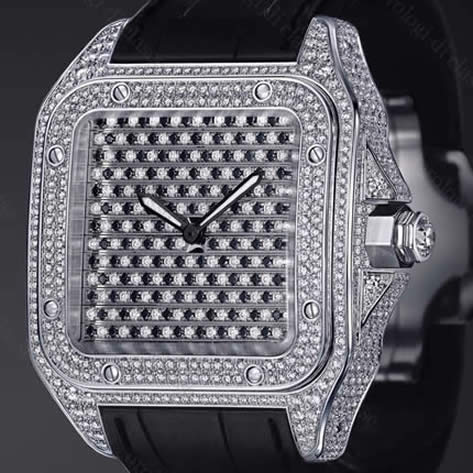 Scheda orologio Cartier Santos Triple 100 #6089 Orologio Cartier Santos Triple 100 #6089