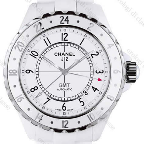 Scheda orologio Chanel J12 Ceramica bianco GMT #6163 Orologio Chanel J12 Ceramica bianco GMT #6163