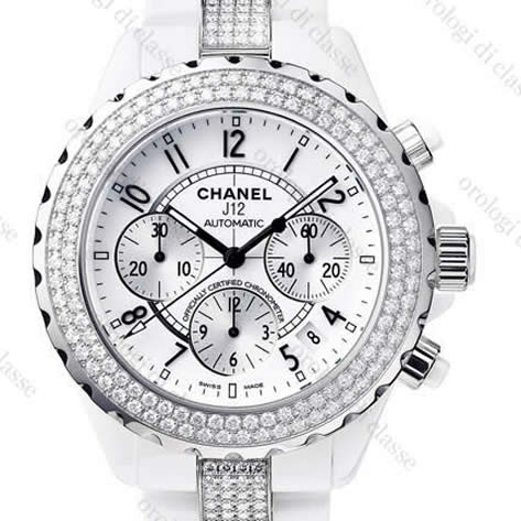 Scheda orologio Chanel J12 Cronografo Ceramica bianco #6211 Orologio Chanel J12 Cronografo Ceramica bianco #6211