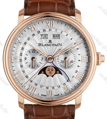 Scheda orologio Blancpain Villeret Chronographe Monopoussoir Quantième Complet #11170 Orologio Blancpain Villeret Chronographe Monopoussoir Quantième Complet #11170