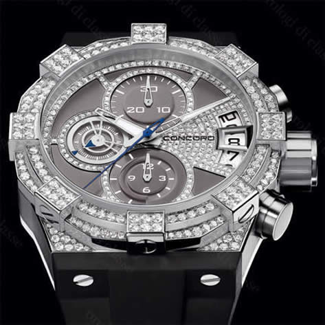 Scheda orologio Concord C1 Chronographe High Jewellery #6334 Orologio Concord C1 Chronographe High Jewellery #6334