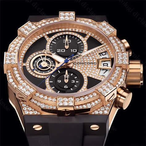 Scheda orologio Concord C1 Chronographe High Jewellery #6335 Orologio Concord C1 Chronographe High Jewellery #6335