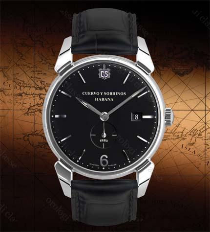 Scheda orologio Cuervo y Sobrinos Historiador Piccoli Secondi #11026 Orologio Cuervo y Sobrinos Historiador Piccoli Secondi #11026