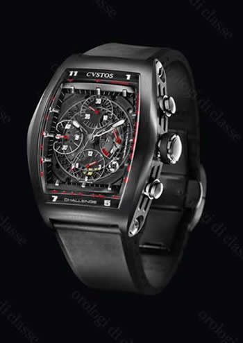 Scheda orologio Cvstos Challenge CHRONO BLACK ST & RED #6399 Orologio Cvstos Challenge CHRONO BLACK ST & RED #6399