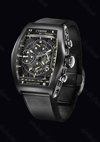 Scheda orologio Cvstos Challenge CHRONO BLACK ST & YELLOW #6401 Orologio Cvstos Challenge CHRONO BLACK ST & YELLOW #6401