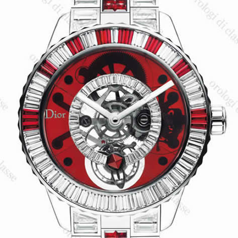 Scheda orologio Dior Dior Christal Tourbillon Diamonds and Rubies #6672 Orologio Dior Dior Christal Tourbillon Diamonds and Rubies #6672