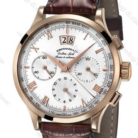 Scheda orologio Eberhard & Co Extra-Fort Ruote a Colonna Grande Data #6797 Orologio Eberhard & Co Extra-Fort Ruote a Colonna Grande Data #6797