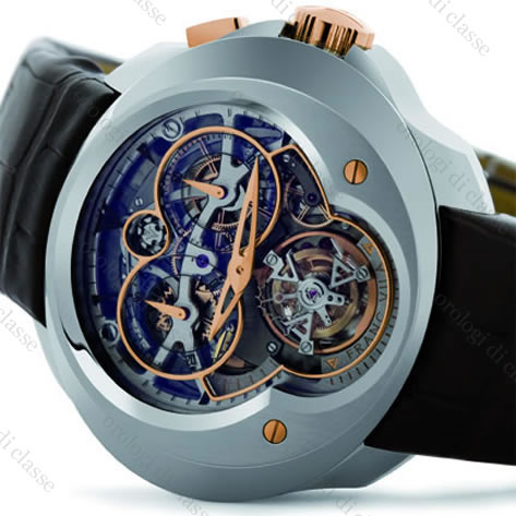 Scheda orologio Franc Vila FVa N° Cuatro Tourbillon Dial Side Column Wheel Monopusher Chronograph #6941 Orologio Franc Vila FVa N° Cuatro Tourbillon Dial Side Column Wheel Monopusher Chronograph #6941