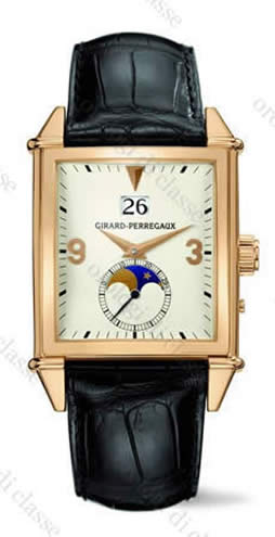 Scheda orologio Girard-Perregaux Vintage 1945 KING SIZE Large Data MOON PHASES #7049 Orologio Girard-Perregaux Vintage 1945 KING SIZE Large Data MOON PHASES #7049