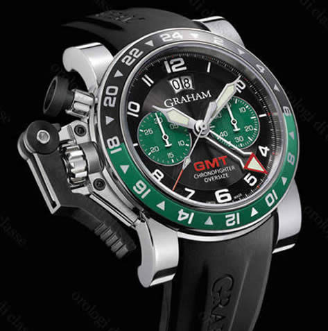 Scheda orologio Graham Chronofighter Oversize Big Date GMT BRG #7086 Orologio Graham Chronofighter Oversize Big Date GMT BRG #7086