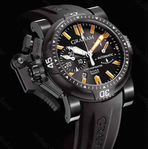 Scheda orologio Graham Chronofighter Oversize Diver Date Deep Seal #7096 Orologio Graham Chronofighter Oversize Diver Date Deep Seal #7096