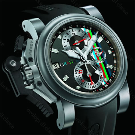 Scheda orologio Graham Chronofighter Oversize Titanium TACKLER #7091 Orologio Graham Chronofighter Oversize Titanium TACKLER #7091