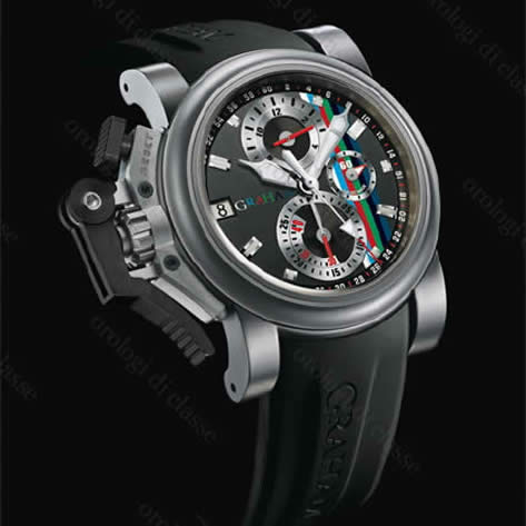 Scheda orologio Graham Chronofighter Oversize Titanium TACKLER #7112 Orologio Graham Chronofighter Oversize Titanium TACKLER #7112