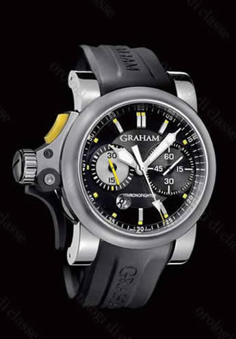 Scheda orologio Graham Chronofighter R.A.C Trigger Black Rush #7092 Orologio Graham Chronofighter R.A.C Trigger Black Rush #7092