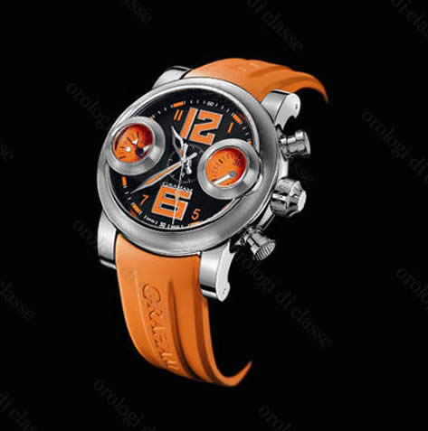 Scheda orologio Graham Swordfish Orange Dial Right Version #10748 Orologio Graham Swordfish Orange Dial Right Version #10748