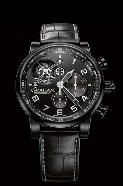 Scheda orologio Graham Silverstone Tourbillograph Full Black #11248 Orologio Graham Silverstone Tourbillograph Full Black #11248