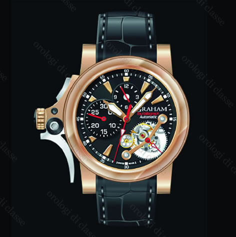 Scheda orologio Graham Tourbillograph Trigger All Black #7113 Orologio Graham Tourbillograph Trigger All Black #7113