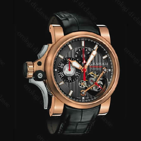Scheda orologio Graham Tourbillograph Trigger Ruthenium #7117 Orologio Graham Tourbillograph Trigger Ruthenium #7117