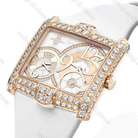 Scheda orologio Harry Winston Avenue Squared Lady #7168 Orologio Harry Winston Avenue Squared Lady #7168