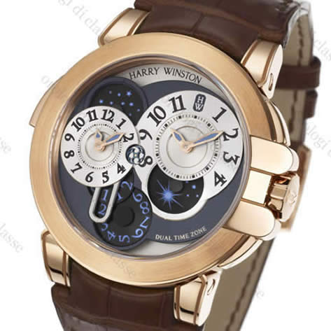 Scheda orologio Harry Winston Ocean Dual Time #7173 Orologio Harry Winston Ocean Dual Time #7173