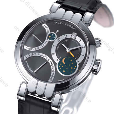 Scheda orologio Harry Winston Premier Excenter Calendario perpetuo #7175 Orologio Harry Winston Premier Excenter Calendario perpetuo #7175