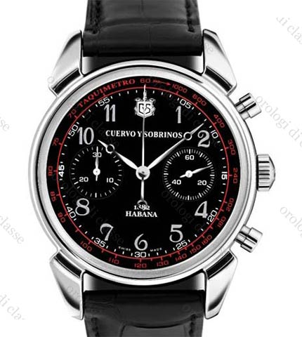 Scheda orologio Cuervo y Sobrinos Historiador Cronògrafo #11117 Orologio Cuervo y Sobrinos Historiador Cronògrafo #11117