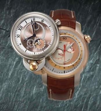 Scheda orologio Michel Jordi Twins Heritage bicolore #8712 Orologio Michel Jordi Twins Heritage bicolore #8712