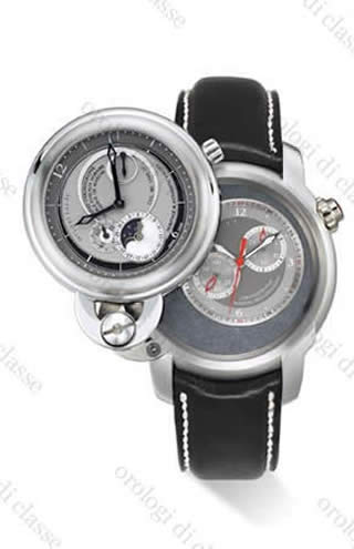 Scheda orologio Michel Jordi Twins Heritage or blanc #8713 Orologio Michel Jordi Twins Heritage or blanc #8713