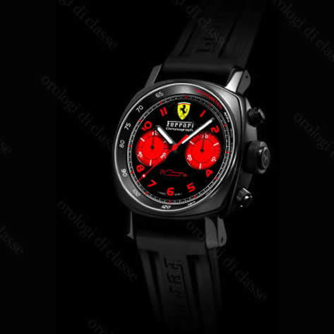 Scheda orologio Panerai Ferrari Chronograph Steel DLC #9350 Orologio Panerai Ferrari Chronograph Steel DLC #9350