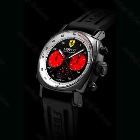 Scheda orologio Panerai Ferrari Rattrapante Red Counters DLC #9353 Orologio Panerai Ferrari Rattrapante Red Counters DLC #9353