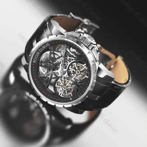 Scheda orologio Roger Dubuis Excalibur Double Tourbillon Scheletrato #9810 Orologio Roger Dubuis Excalibur Double Tourbillon Scheletrato #9810