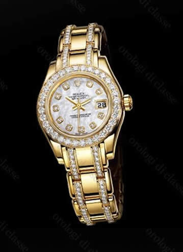 Scheda orologio Rolex Oyster Perpetual Lady-DateJust Pearlmaster #9873 Orologio Rolex Oyster Perpetual Lady-DateJust Pearlmaster #9873