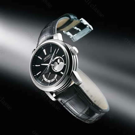 Scheda orologio Seiko Spring Drive Moon Phase #9988 Orologio Seiko Spring Drive Moon Phase #9988