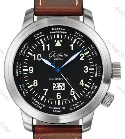 Scheda orologio Glashütte Original Senator Navigator Worldview #11167 Orologio Glashütte Original Senator Navigator Worldview #11167
