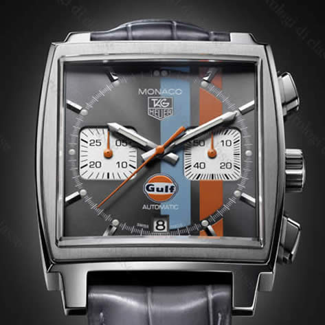 Scheda orologio TAG Heuer Monaco Calibre 12 Chronograph Gulf #10046 Orologio TAG Heuer Monaco Calibre 12 Chronograph Gulf #10046